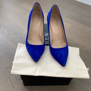 SOLD JCrew Blue Suede Shoes!